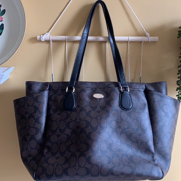 Brown Monogram Coach carry on - Picture 2 of 15